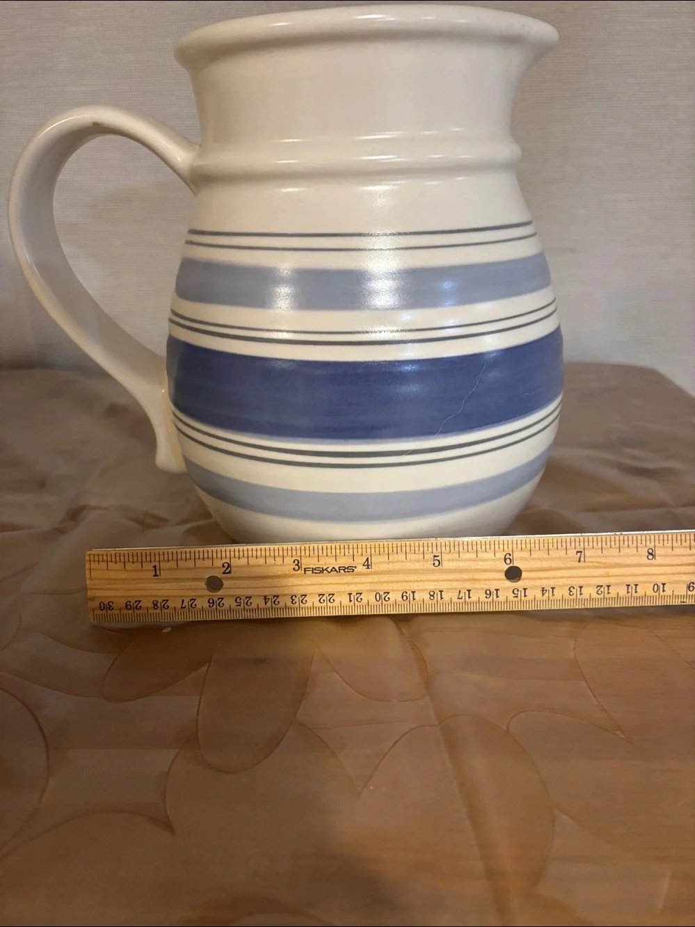 Pfaltzgraff Rio 64-ounce stoneware pitcher,